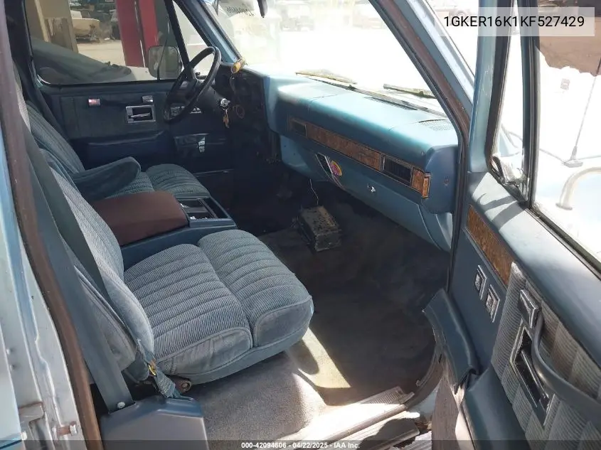 1989 GMC Suburban R15 Conventional VIN: 1GKER16K1KF527429 Lot: 42094606
