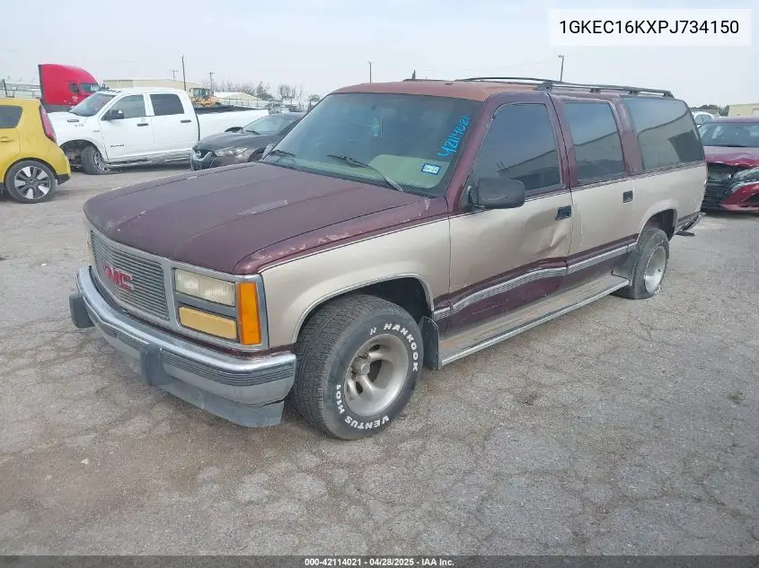 1993 GMC Suburban C1500 VIN: 1GKEC16KXPJ734150 Lot: 42114021