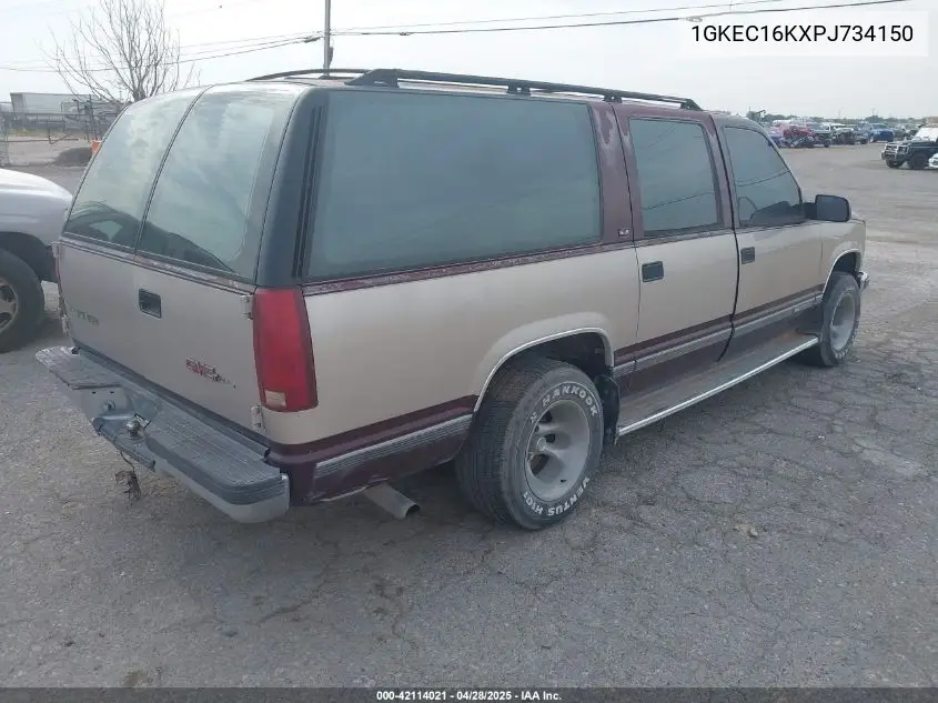 1993 GMC Suburban C1500 VIN: 1GKEC16KXPJ734150 Lot: 42114021