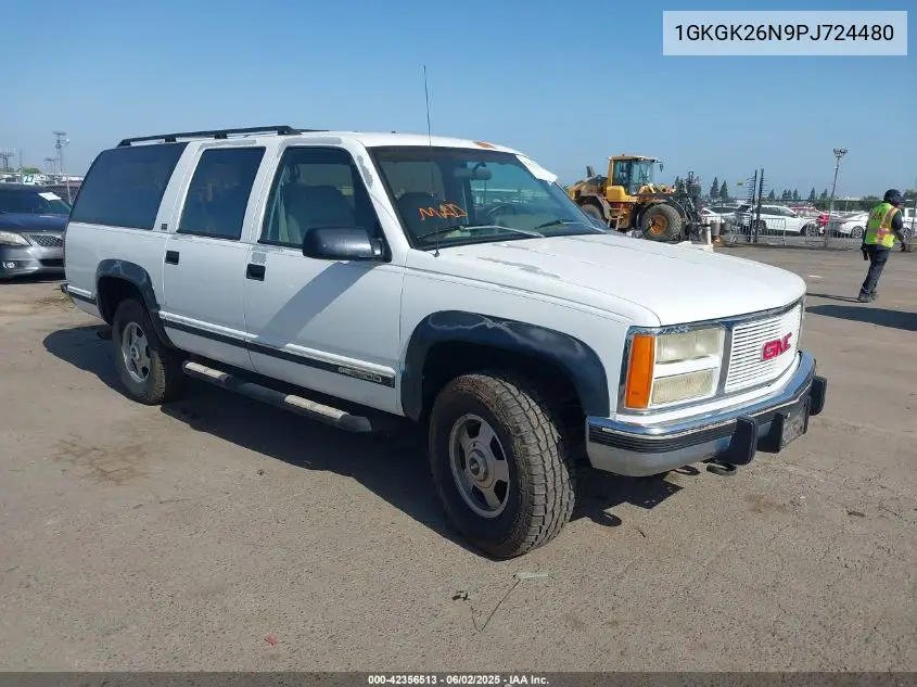 1993 GMC Suburban K2500 VIN: 1GKGK26N9PJ724480 Lot: 42356513