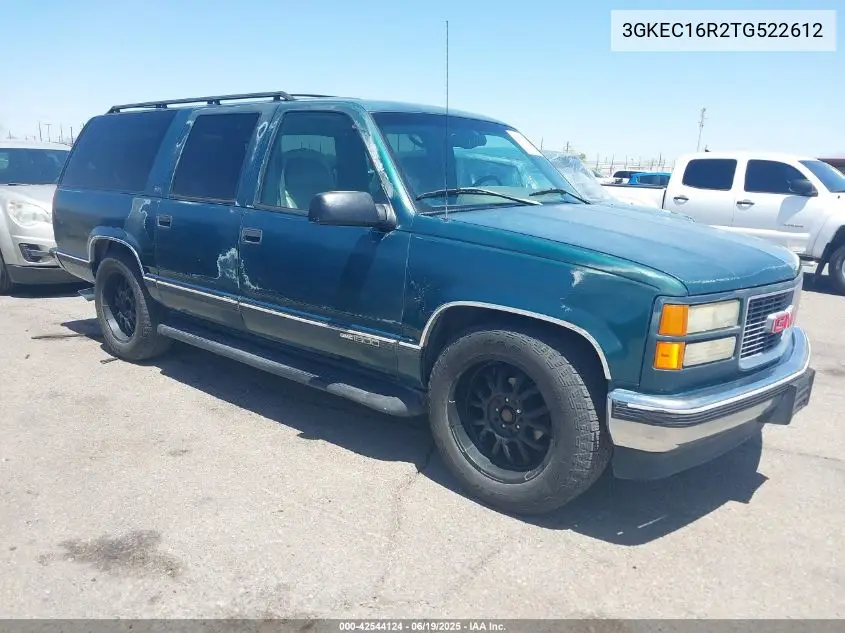 1996 GMC Suburban C1500 VIN: 3GKEC16R2TG522612 Lot: 42544124