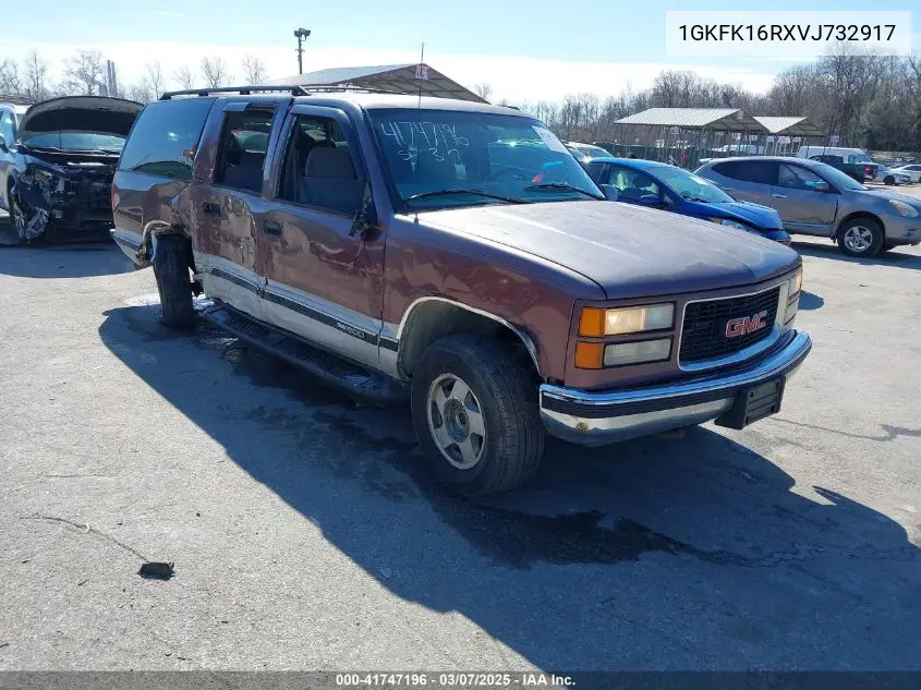 1997 GMC Suburban 1500 Sl VIN: 1GKFK16RXVJ732917 Lot: 41747196