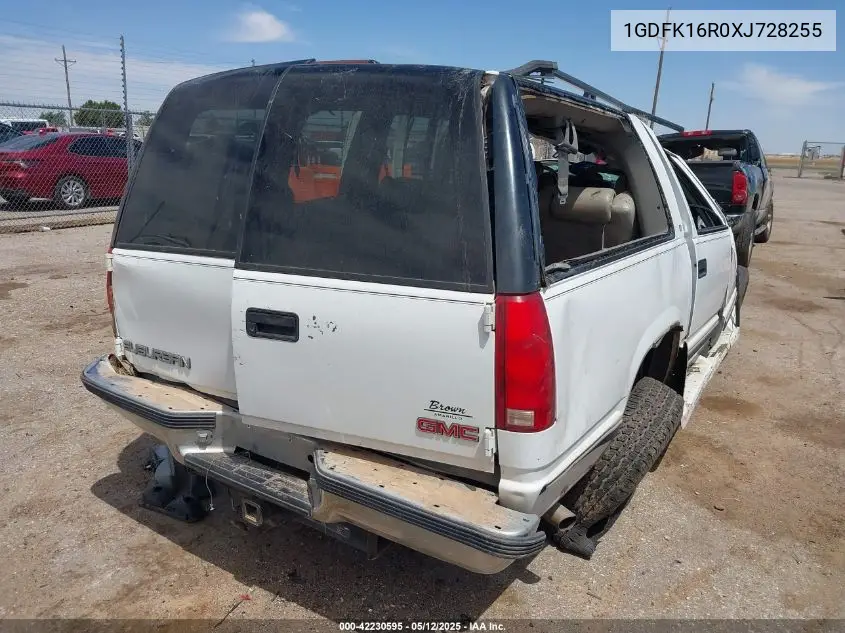 1999 GMC Suburban 1500 Sl VIN: 1GDFK16R0XJ728255 Lot: 42230595