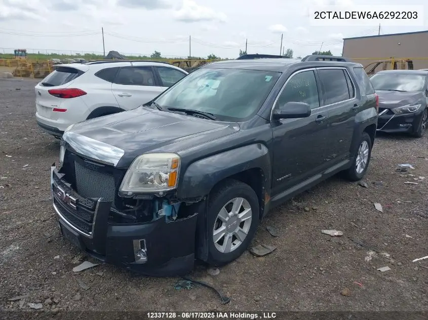 2010 GMC Terrain Sle VIN: 2CTALDEW6A6292203 Lot: 12337128