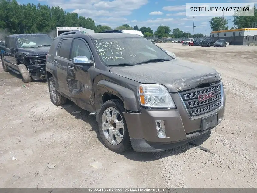 2010 GMC Terrain Slt VIN: 2CTFLJEY4A6277169 Lot: 12355413