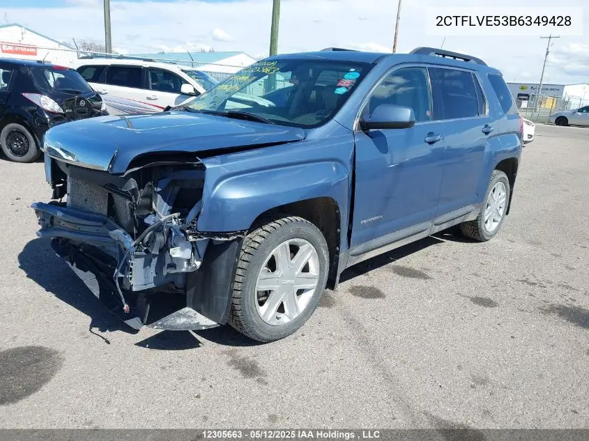 2011 GMC Terrain Slt-1 VIN: 2CTFLVE53B6349428 Lot: 12305663X
