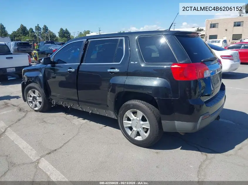 2011 GMC Terrain Sle-1 VIN: 2CTALMEC4B6206152 Lot: 42258828
