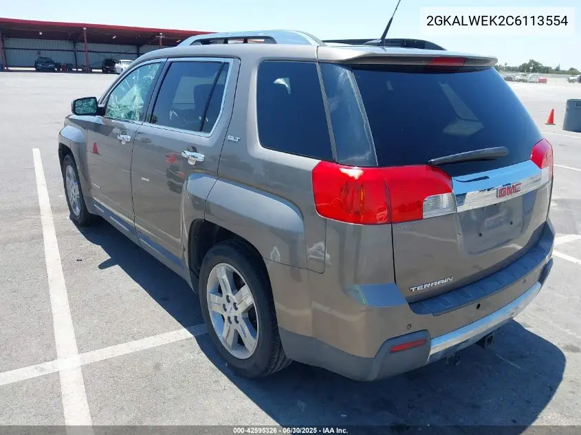 2012 GMC Terrain Slt-2 VIN: 2GKALWEK2C6113554 Lot: 42595326