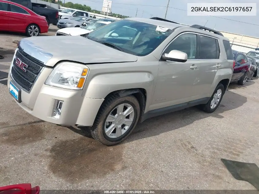 2012 GMC Terrain Sle-2 VIN: 2GKALSEK2C6197657 Lot: 42613494