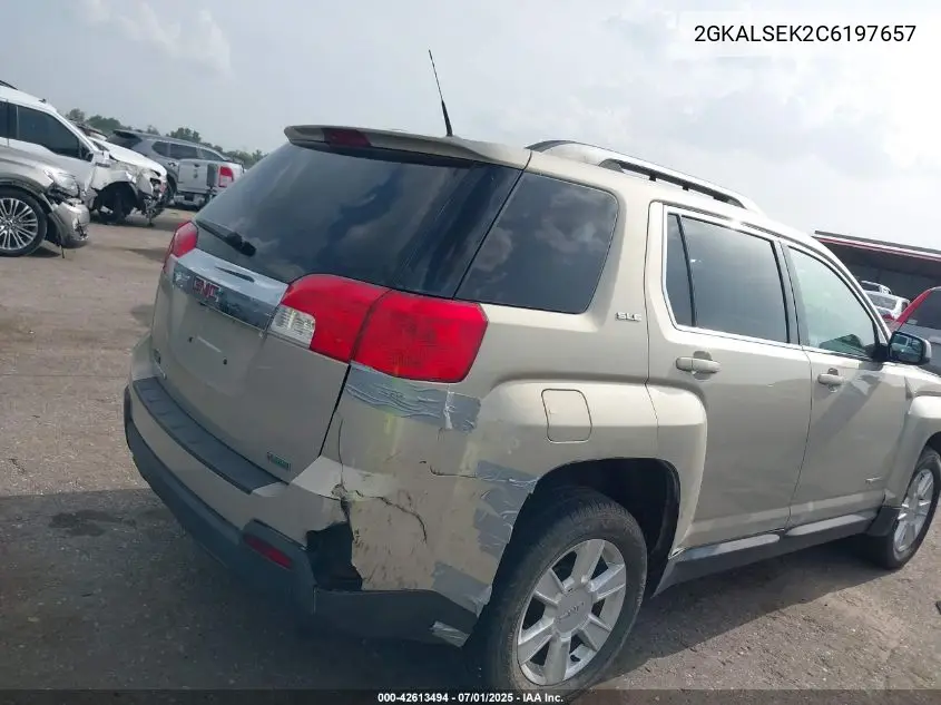 2012 GMC Terrain Sle-2 VIN: 2GKALSEK2C6197657 Lot: 42613494