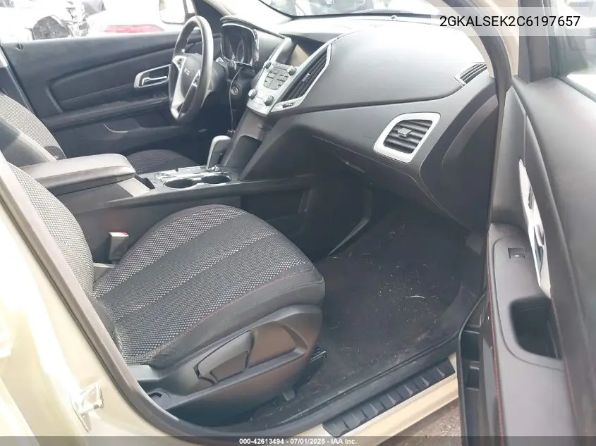 2012 GMC Terrain Sle-2 VIN: 2GKALSEK2C6197657 Lot: 42613494