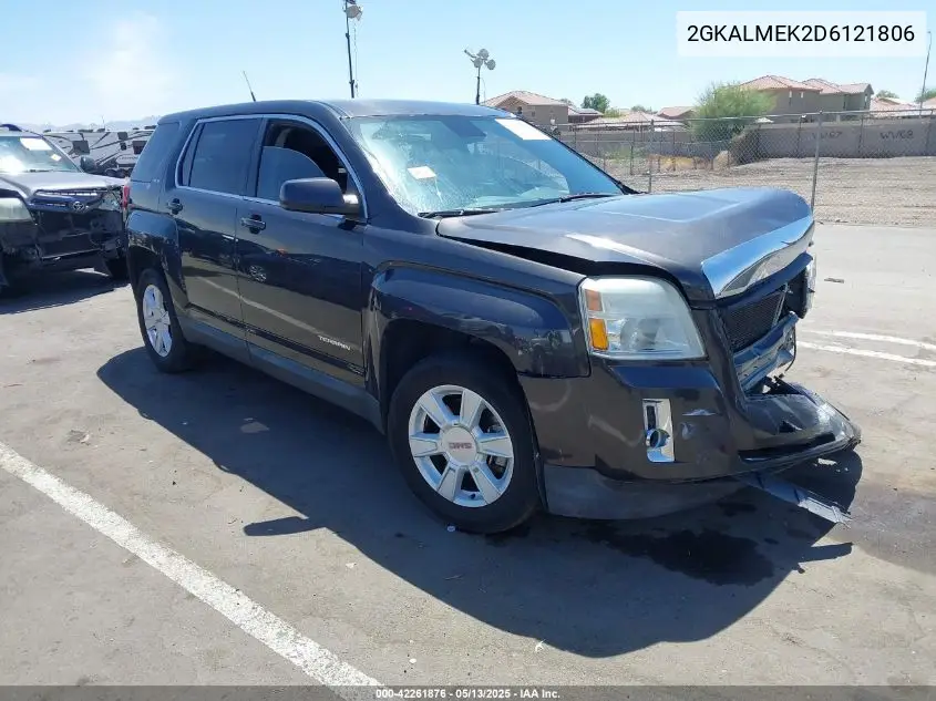2013 GMC Terrain Sle-1 VIN: 2GKALMEK2D6121806 Lot: 42261876
