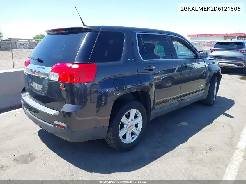 2013 GMC Terrain Sle-1 VIN: 2GKALMEK2D6121806 Lot: 42261876
