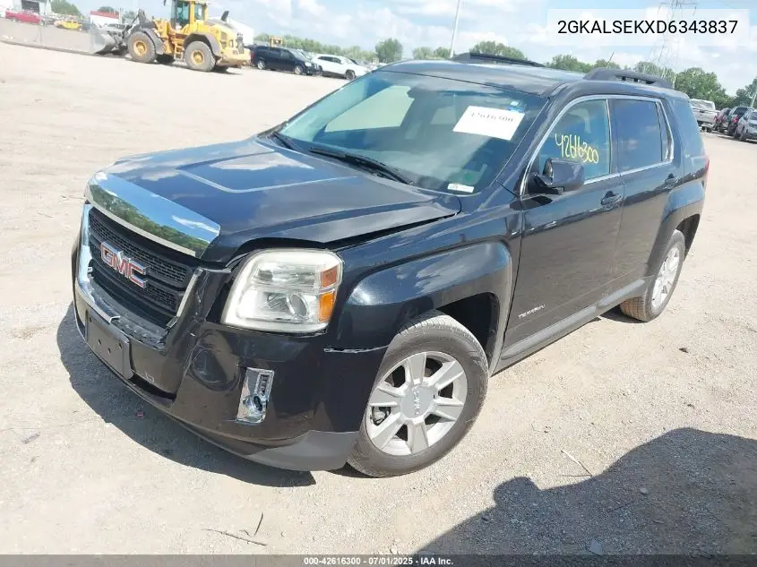 2013 GMC Terrain Sle-2 VIN: 2GKALSEKXD6343837 Lot: 42616300