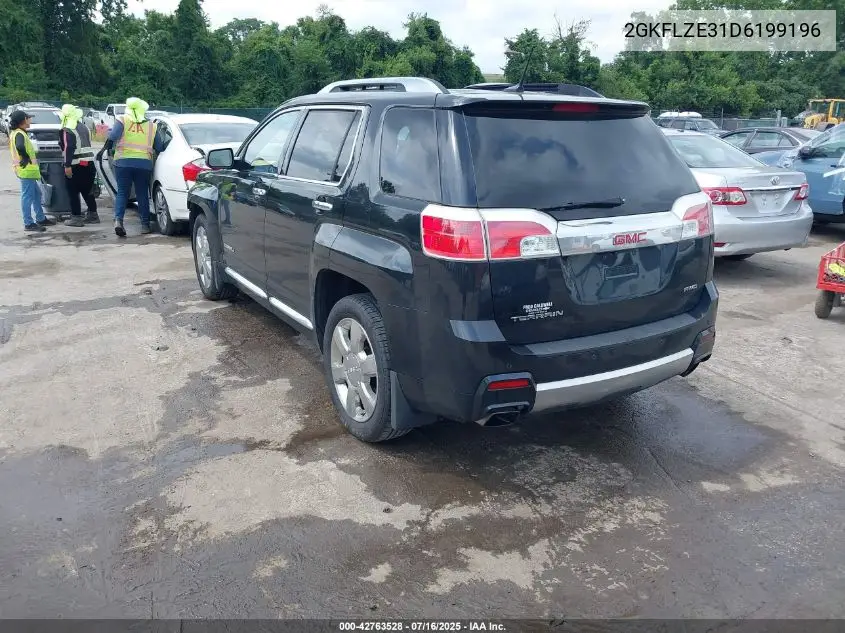 2013 GMC Terrain Denali VIN: 2GKFLZE31D6199196 Lot: 42763528