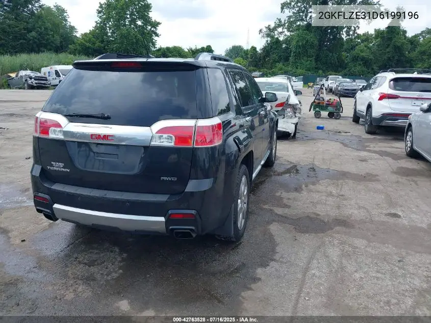 2013 GMC Terrain Denali VIN: 2GKFLZE31D6199196 Lot: 42763528