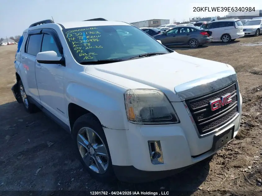 2014 GMC Terrain Sle VIN: 2GKFLWE39E6340984 Lot: 12301762