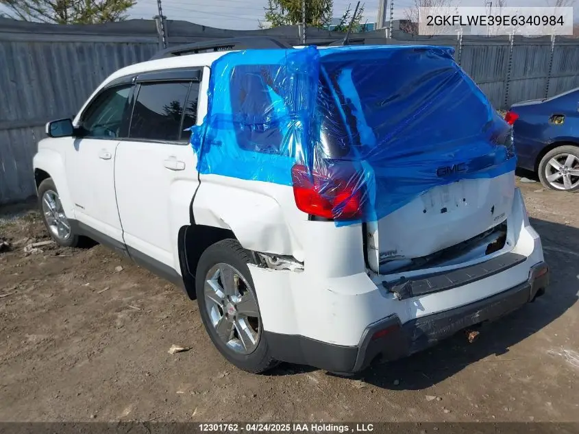 2014 GMC Terrain Sle VIN: 2GKFLWE39E6340984 Lot: 12301762