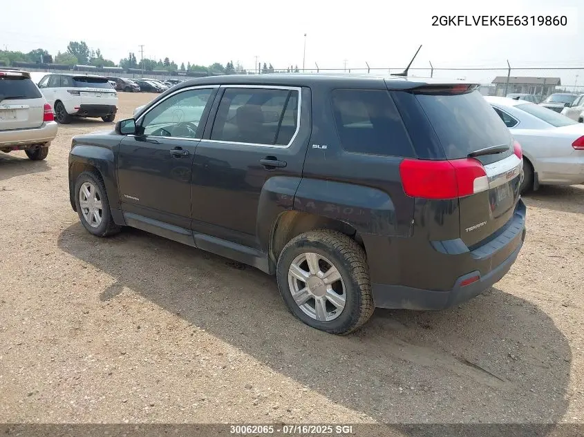 2014 GMC Terrain Sle VIN: 2GKFLVEK5E6319860 Lot: 30062065