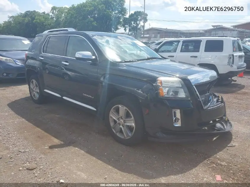 2014 GMC Terrain Denali VIN: 2GKALUEK7E6296750 Lot: 42604249