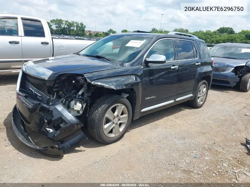 2014 GMC Terrain Denali VIN: 2GKALUEK7E6296750 Lot: 42604249