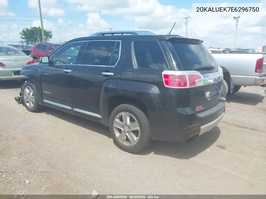 2014 GMC Terrain Denali VIN: 2GKALUEK7E6296750 Lot: 42604249