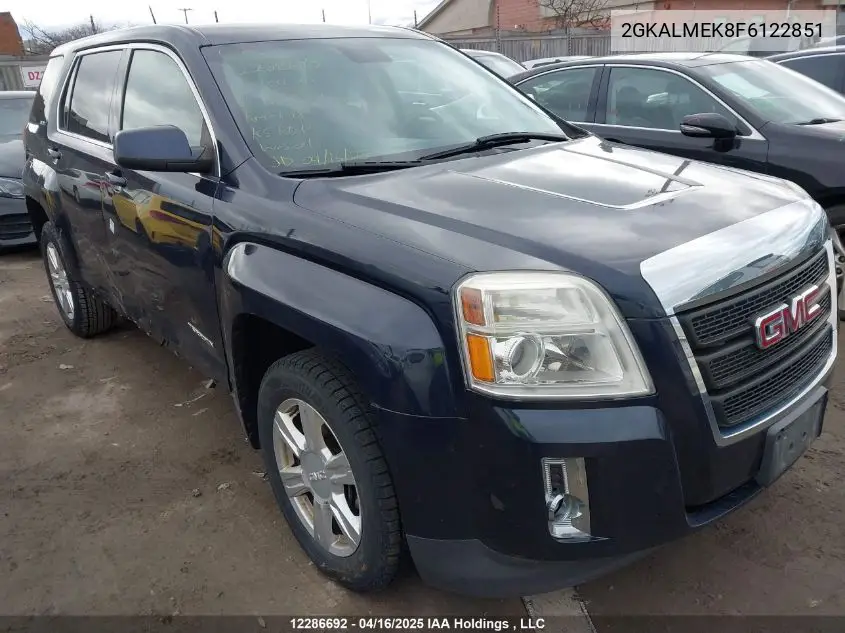 2015 GMC Terrain VIN: 2GKALMEK8F6122851 Lot: 12286692