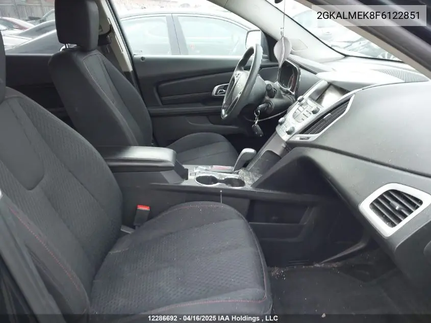 2015 GMC Terrain VIN: 2GKALMEK8F6122851 Lot: 12286692