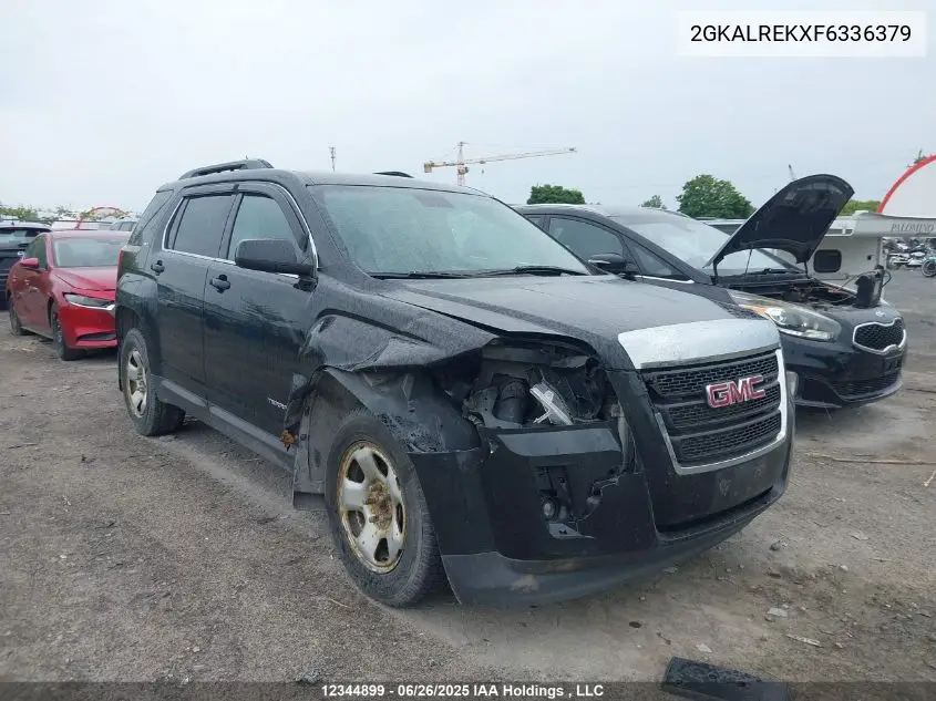 2015 GMC Terrain Sle VIN: 2GKALREKXF6336379 Lot: 12344899