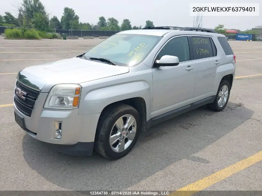 2015 GMC Terrain Sle-2 VIN: 2GKFLWEKXF6379401 Lot: 12354730