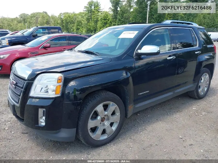 2015 GMC Terrain Slt-2 VIN: 2GKFLYE32F6216486 Lot: 42728606