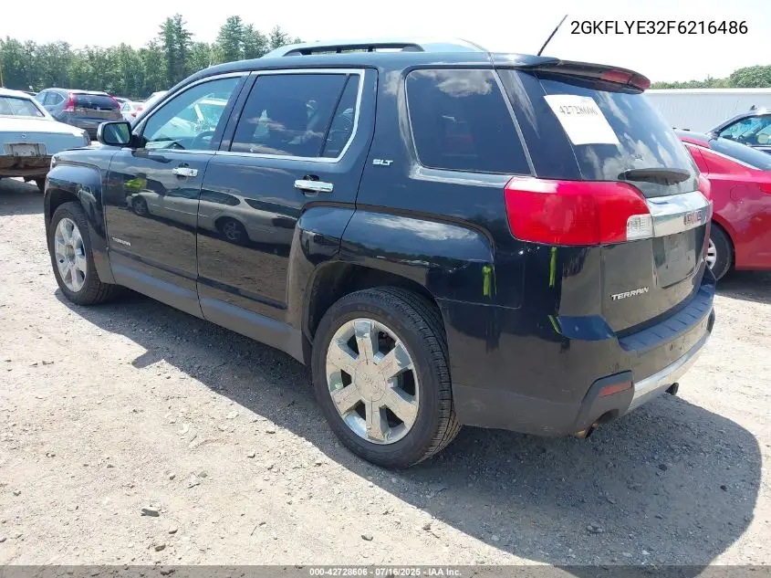 2015 GMC Terrain Slt-2 VIN: 2GKFLYE32F6216486 Lot: 42728606