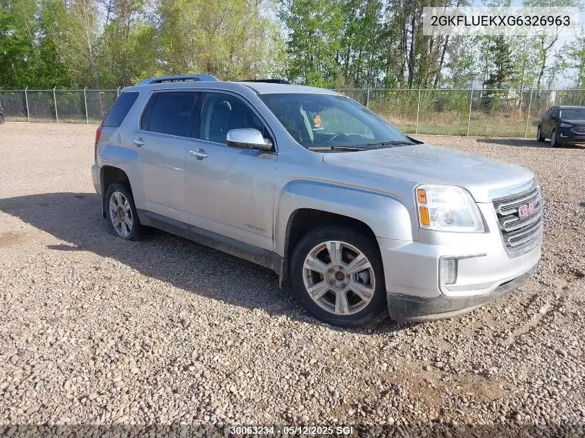 2016 GMC Terrain Slt VIN: 2GKFLUEKXG6326963 Lot: 30063234