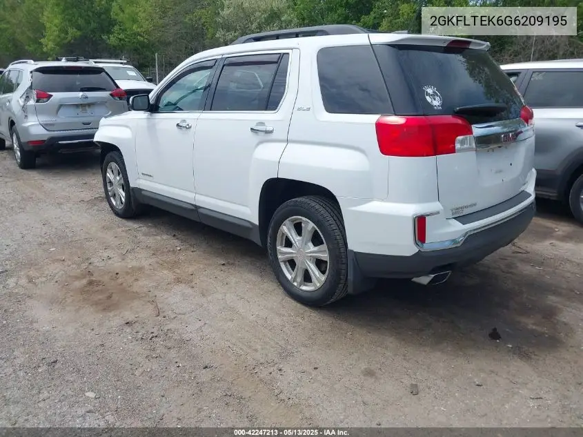 2016 GMC Terrain Sle-2 VIN: 2GKFLTEK6G6209195 Lot: 42247213