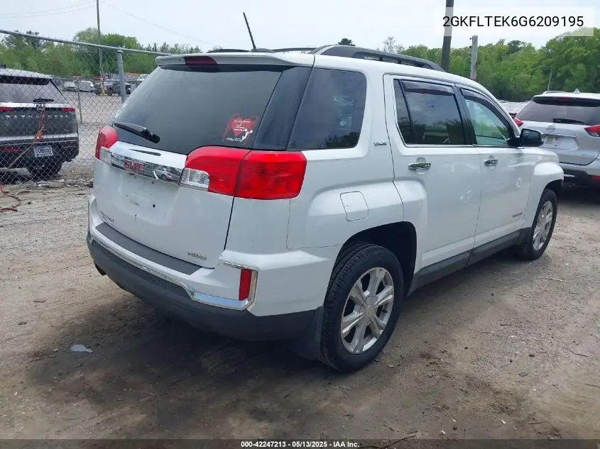 2016 GMC Terrain Sle-2 VIN: 2GKFLTEK6G6209195 Lot: 42247213