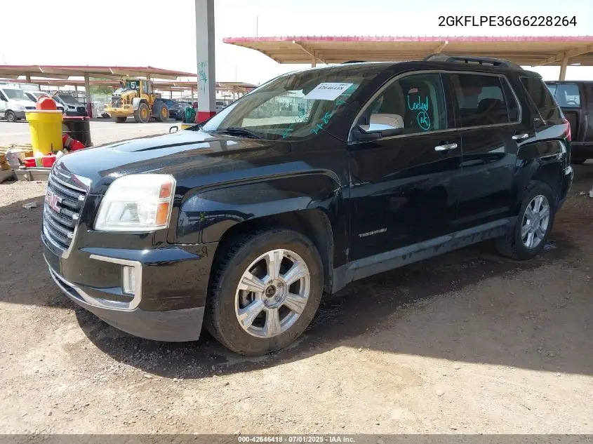 2016 GMC Terrain Slt VIN: 2GKFLPE36G6228264 Lot: 42646418