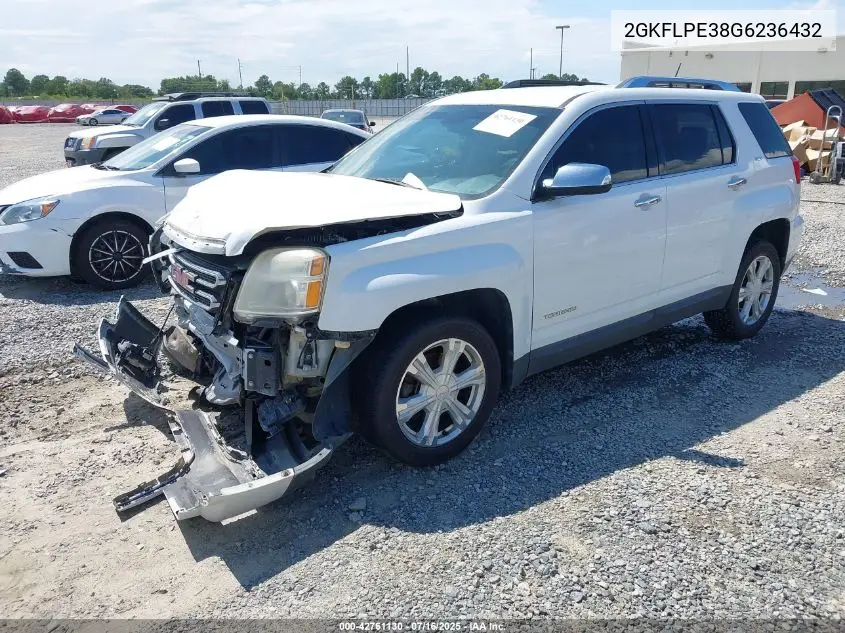 2016 GMC Terrain Slt VIN: 2GKFLPE38G6236432 Lot: 42761130