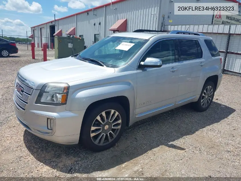 2017 GMC Terrain Denali VIN: 2GKFLRE34H6323323 Lot: 42606924