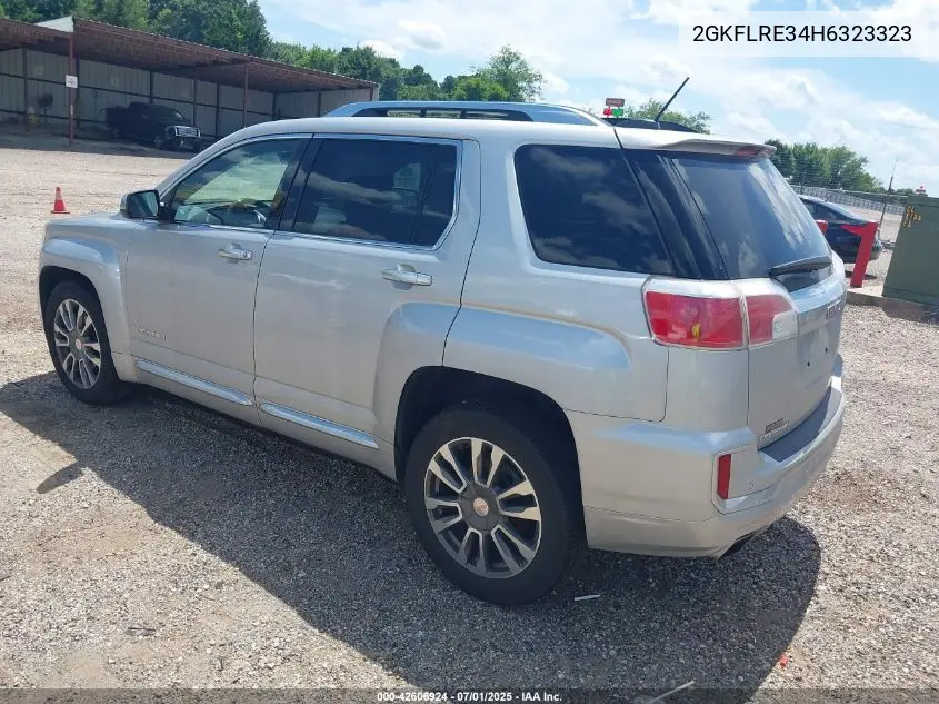 2017 GMC Terrain Denali VIN: 2GKFLRE34H6323323 Lot: 42606924