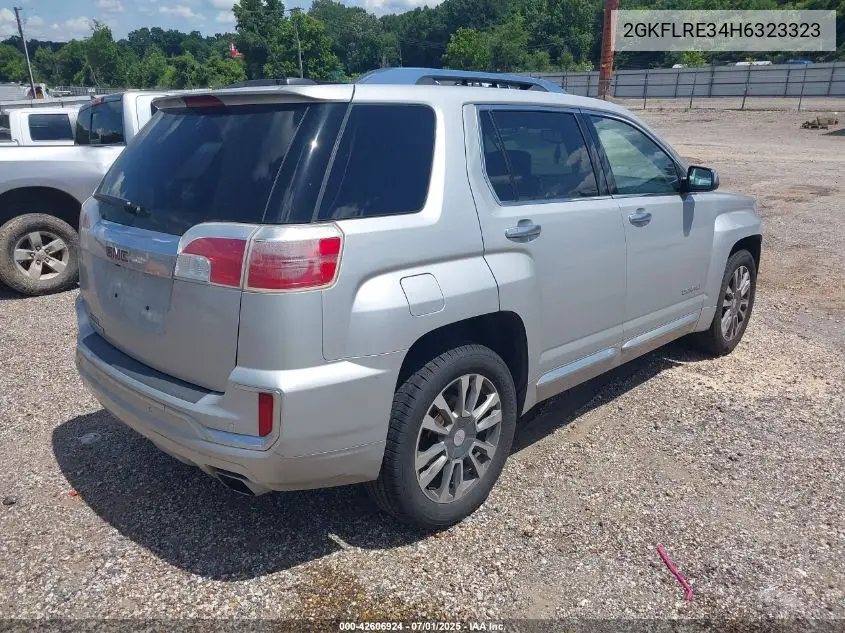 2017 GMC Terrain Denali VIN: 2GKFLRE34H6323323 Lot: 42606924