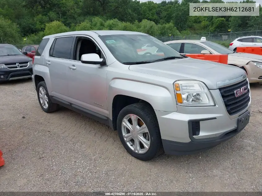 2017 GMC Terrain Sle-1 VIN: 2GKFLSEK3H6212681 Lot: 42755298