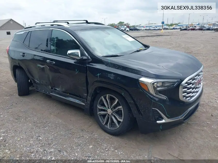 2018 GMC Terrain Denali VIN: 3GKALSEX9JL338356 Lot: 42234359
