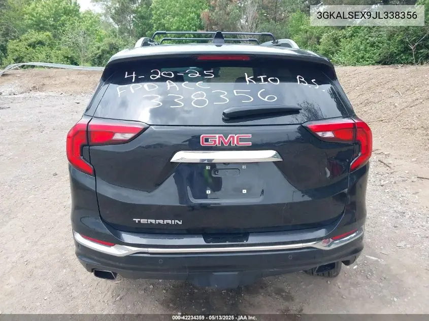 2018 GMC Terrain Denali VIN: 3GKALSEX9JL338356 Lot: 42234359