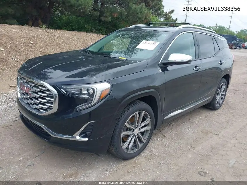 2018 GMC Terrain Denali VIN: 3GKALSEX9JL338356 Lot: 42234359