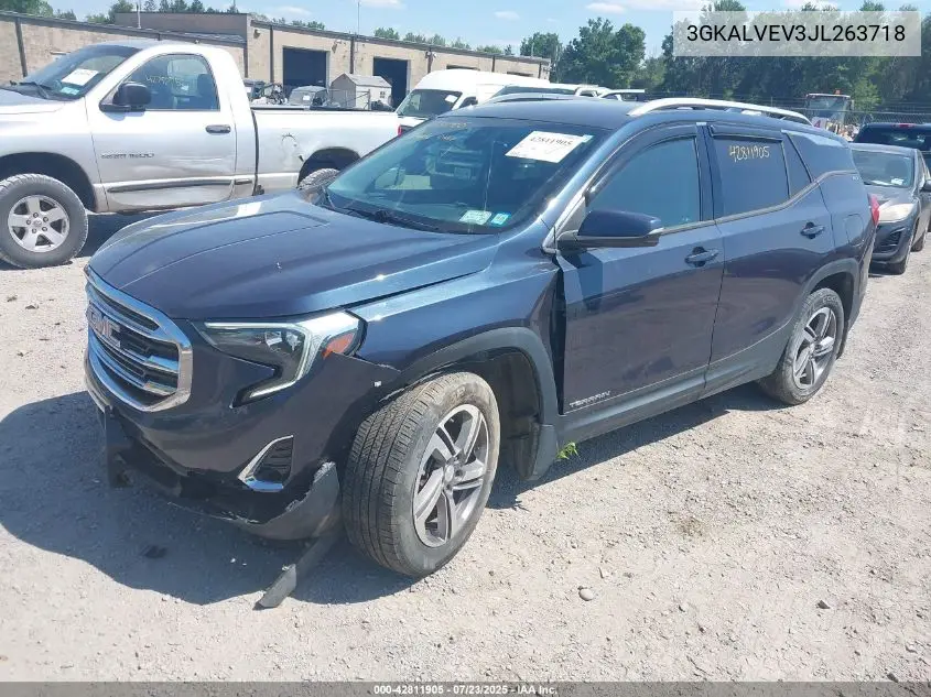 2018 GMC Terrain Slt VIN: 3GKALVEV3JL263718 Lot: 42811905