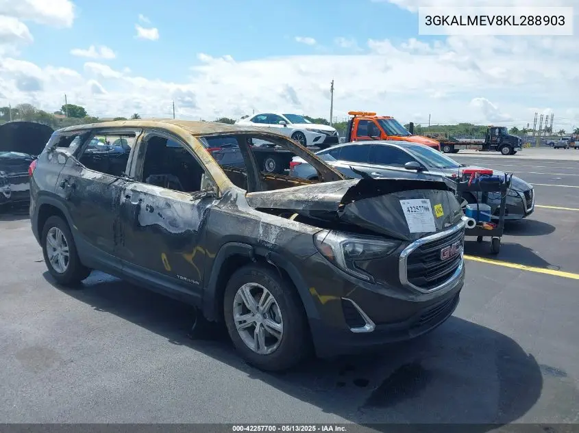 2019 GMC Terrain Sle VIN: 3GKALMEV8KL288903 Lot: 42257700
