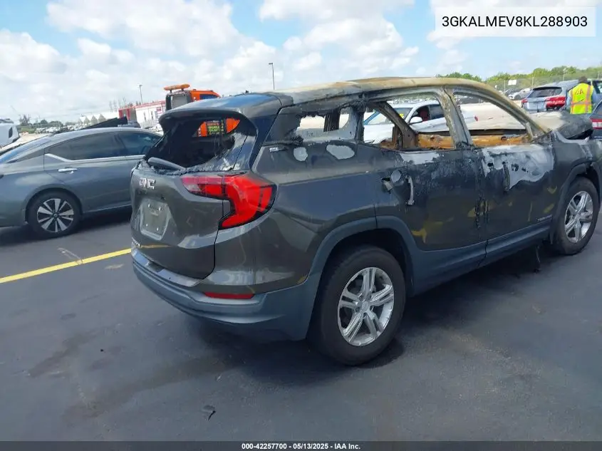 2019 GMC Terrain Sle VIN: 3GKALMEV8KL288903 Lot: 42257700