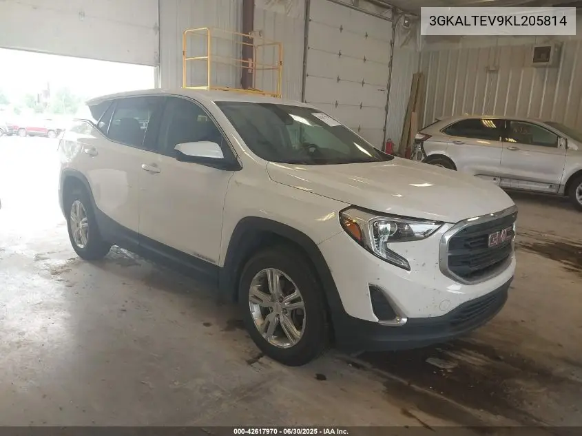2019 GMC Terrain Sle VIN: 3GKALTEV9KL205814 Lot: 42617970