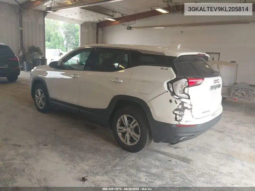 2019 GMC Terrain Sle VIN: 3GKALTEV9KL205814 Lot: 42617970