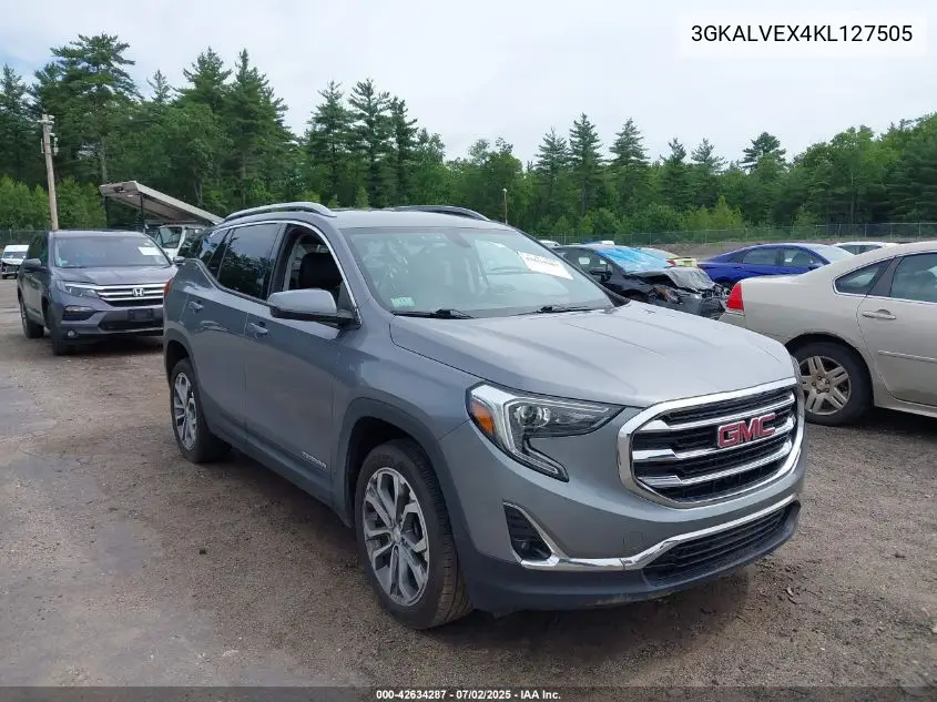 2019 GMC Terrain Slt VIN: 3GKALVEX4KL127505 Lot: 42634287